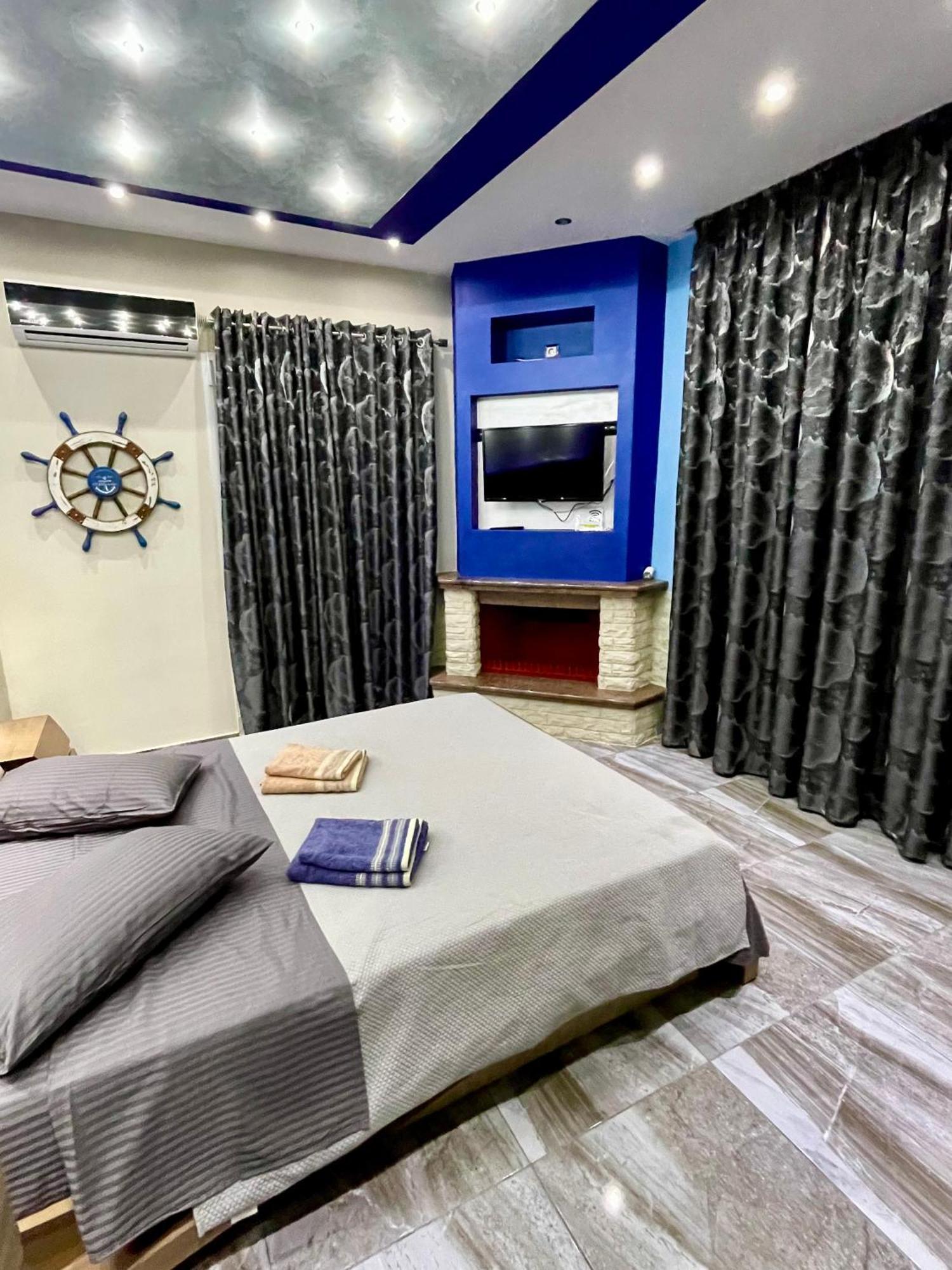 Apartament Πολυτελεισ Διαμερισμα 1Ο Οροφου 5 Μετρα Απο Την Θαλασσα Néa Meságkala Zewnętrze zdjęcie